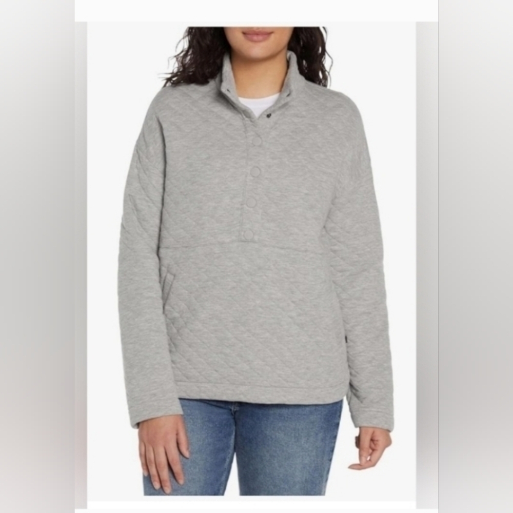 Eddie Bauer Women's Quilted Pullover, Womens Sweatshirts for Winter, Ladies Swea
